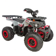 Load image into Gallery viewer, Red and gray off-road all-terrain vehicle with rugged tires and handlebars.