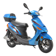 Load image into Gallery viewer, 50cc Street legal Fully Automatic Scooter Moped Matching Trunk