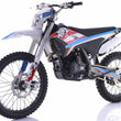 Load image into Gallery viewer, Off-road dirt bike with sporty graphics, featuring knobby tires and a sleek design for motocross enthusiasts.