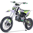 Load image into Gallery viewer, Off-road dirt bike with colorful graphics and knobby tires, showcasing Tao Motor branding.