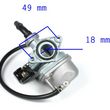 Load image into Gallery viewer, PZ 19 Carburetor Manual Choke for 110cc Dirt Bike ATVs