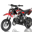 Load image into Gallery viewer, Apollo DB-21 70cc Semi-Automatic w/ Training wheels C.A.R.B approved Kids Dirt Bike