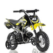 Load image into Gallery viewer, Apollo DB-21 70cc Semi-Automatic w/ Training wheels C.A.R.B approved Kids Dirt Bike