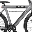 Load image into Gallery viewer, Bird A-Frame eBike 500 Watt App Control LCD Dash | Gravity Gray