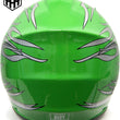 Load image into Gallery viewer, HHH DOT Youth & Kids Helmet for Dirtbike ATV w/VISOR-Green-Flame-USA