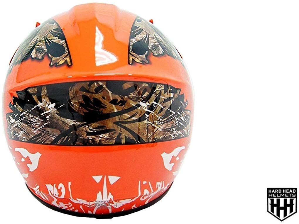 Youth ATV/Dirt Bike Helmet – Orange Camo