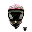 Load image into Gallery viewer, HHH DOT Youth & Kids Helmet for Dirtbike ATV w/VISOR-Pink-Stripe-USA