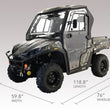 Load image into Gallery viewer, MASSIMO T-BOSS-1100LE UTV, 1123CC KUBOTA DIESEL D1105-E3B, 3-CYLINDER, LIQUID COOLED