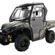 Load image into Gallery viewer, All-terrain utility vehicle with enclosed cabin and camo design.