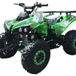 Load image into Gallery viewer, Green all-terrain vehicle with large off-road tires and handlebar controls.