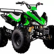 Load image into Gallery viewer, Green off-road quad bike with large tires and front handlebars.
