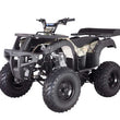 Load image into Gallery viewer, All-terrain vehicle with rugged tires and camouflage design.