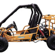 Load image into Gallery viewer, Yellow off-road dune buggy with black tires and open-frame design, ideal for rugged terrain and adventure driving.
