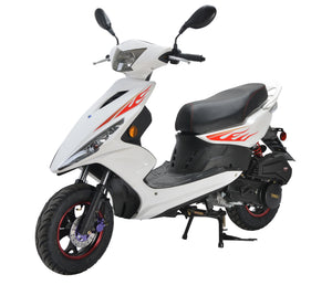 Wave150 150cc Moped 12" Aluminum Wheels Street Gas Moped  Adult  Scooter