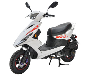 HHH Wave150 150cc Moped 12" Aluminum Wheels Street Gas Moped  Adult  Scooter