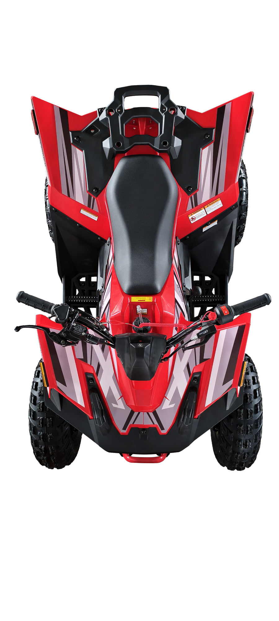 HHH 125cc Premium Sporty Edition ATV |125cc Gas Powered Youth Quad | Fully Automatic with Reverse | 4-Stroke Air-Cooled Engine | Electric Start with Big Tires 19"/18".