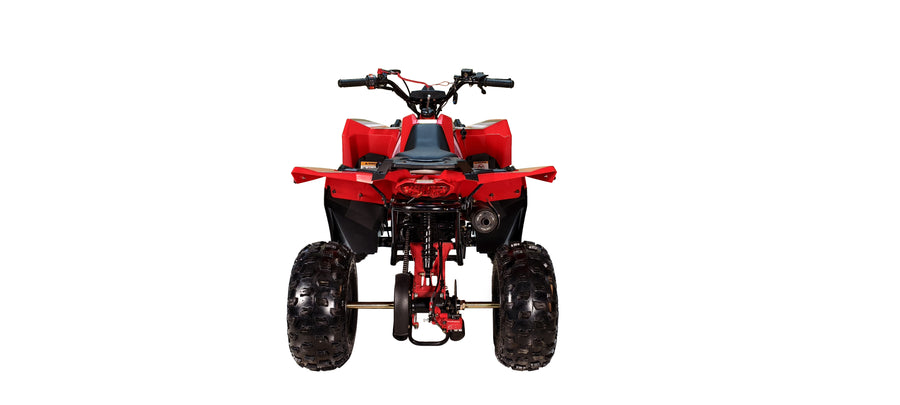 HHH 125cc Premium Sporty Edition ATV |125cc Gas Powered Youth Quad | Fully Automatic with Reverse | 4-Stroke Air-Cooled Engine | Electric Start with Big Tires 19"/18".