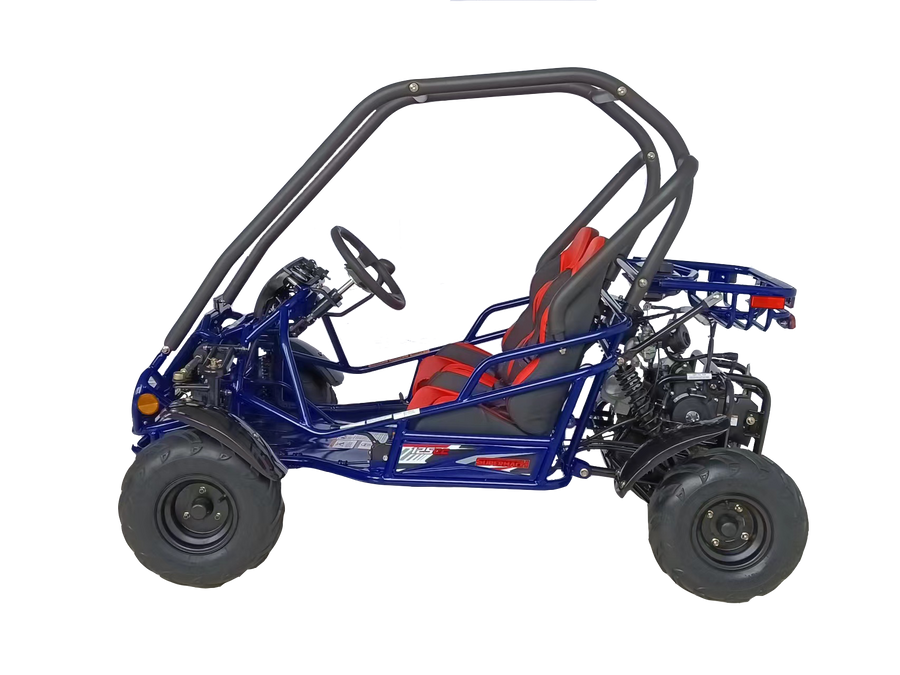 HHH 125cc Go Kart GKT125-9 Spyder 3 Speed Bigger Seat Single Cylinder