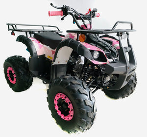 HHH 125cc ATV CT-125 New Upgraded 125cc with Reverse, LED Lights, Big Wide Tires with Matching Rims 4 Wheeler for Youth and Children