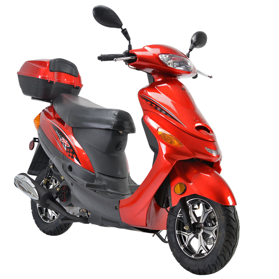 50cc Street legal Fully Automatic Scooter Moped Matching Trunk | Free Shipping