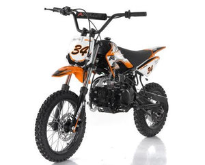 HHH Apollo AGB-34CRF-110cc Dirt Bike Semi-Automatic No Clutch RFZ