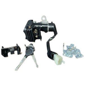 CLASH 200 EFI Scooter Ignition Switch Assembly Lock Set with Keys and Mounting Hardware
