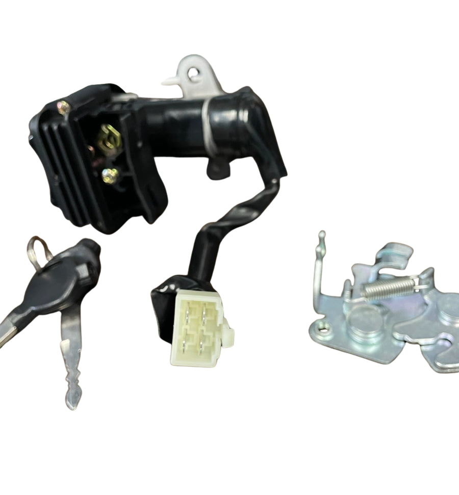 CLASH 200 EFI Scooter Ignition Switch Assembly Lock Set with Keys and Mounting Hardware