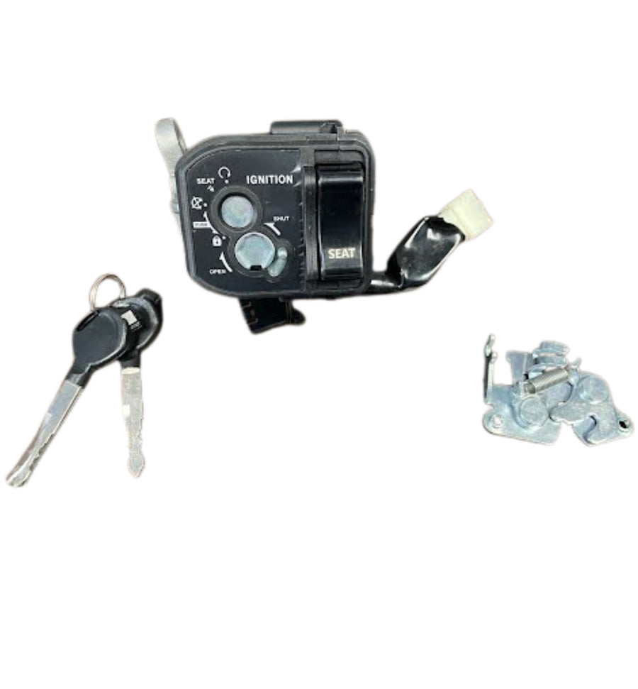 CLASH 200 EFI Scooter Ignition Switch Assembly Lock Set with Keys and Mounting Hardware