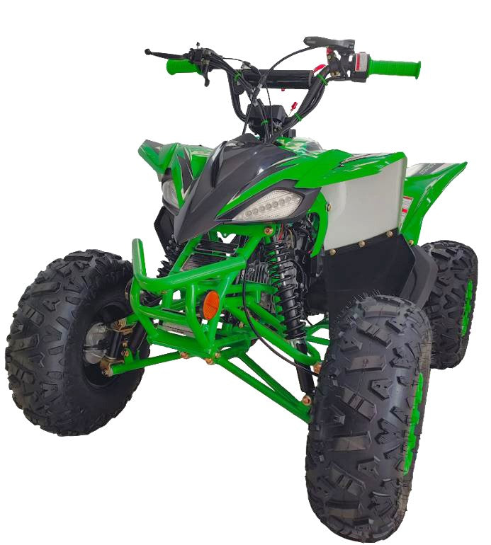 125cc Fully Automatic Youth ATV Gas Quad W/Reverse Big Tires 19"/18"