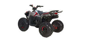 HHH 125cc Premium Sporty Edition ATV |125cc Gas Powered Youth Quad | Fully Automatic with Reverse | 4-Stroke Air-Cooled Engine | Electric Start with Big Tires 19"/18".