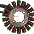Load image into Gallery viewer, 18 Poles Magneto Stator Coil Replacement for 200cc 250cc for HHH Cooled Engine ATV Quad Go Kart Scooter
