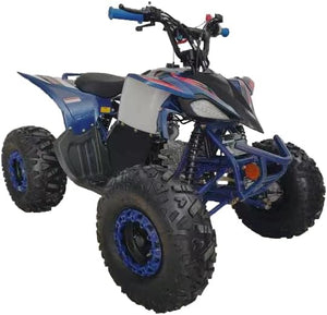 125cc Fully Automatic Youth ATV Gas Quad W/Reverse Big Tires 19"/18"