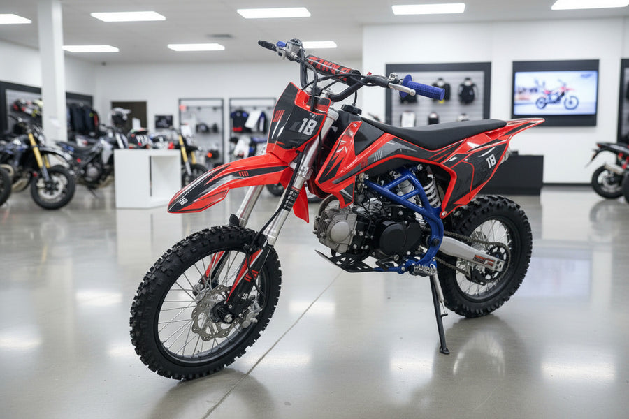 HHH X18 125cc Gas Dirt Bike | Enjoy Free Shipping on Us!