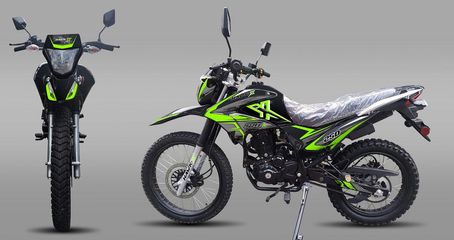HHH XHawk 250cc Enduro Dirt Bike Enjoy Free Shipping on Us!