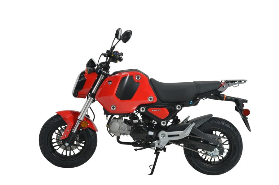 HHH 125cc Motorcycle Bike Vroom 125 Dirt Bike Street Legal Motorcycle Gas Bike Adults Street Bike Motorcycle Big Headlights