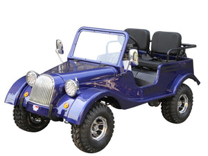 Vitacci classic Jeep GR5 125cc Go kart | 3-Speed w/Reverse | Chrome Rims