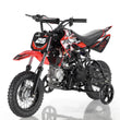 Load image into Gallery viewer, Apollo DB-25 70cc Kids Dirt Bike Fully Automatic w/ Training wheels C.A.R.B approved

