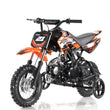 Load image into Gallery viewer, Apollo DB-25 70cc Kids Dirt Bike Fully Automatic w/ Training wheels C.A.R.B approved

