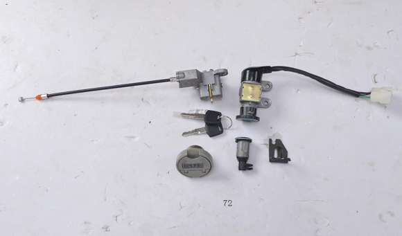 LOCK ASSEMBLY FOR 50CC SCOOTER- IGNITION AND LOCK SET