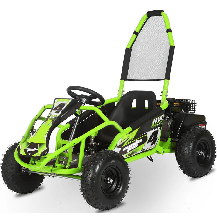 98cc Gas Mud Monster 4 stroke Go Kart GK008 | Full Suspension