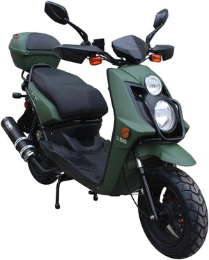 Rocket ZOMA |Nitro 150 Moped | Street Gas Scooter 150cc Youth and Adult Gas Bike with 12" Aluminum Wheels
