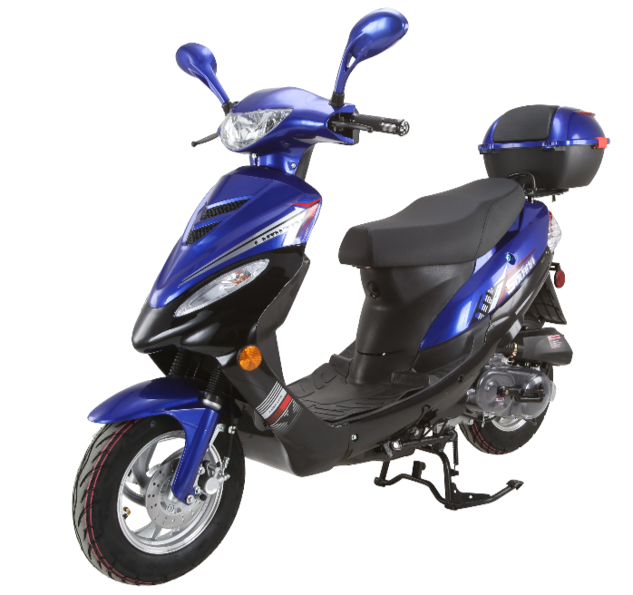 HHH Solana 49cc Moped Scooter – w/ Trunk | Enjoy Free Shipping on Us! HHH Solana 49cc Moped Scooter – w/ Trunk | Enjoy Free Shipping on Us!