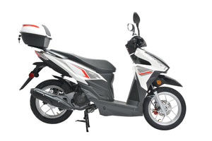 HHH SPIDER 200 EFI Scooter Fuel Injected Gas Scooter with Matching Trunk | California Approved