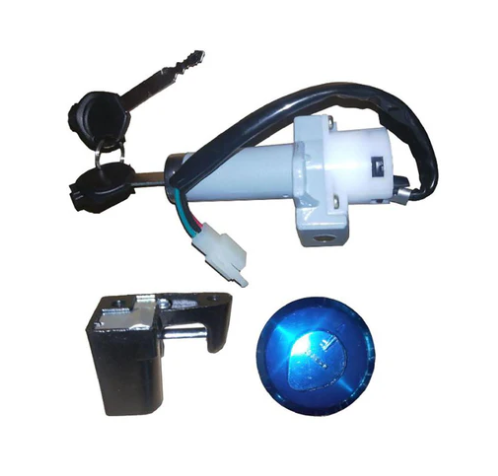 Ignition Key Switch w/ Fuel Cap & Seat Lock (TBR7)