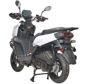 HHH Tank 150 Moped Gas Scooter 150cc Motorcycle Automatic Adult Bike with 12" Aluminum Wheels
