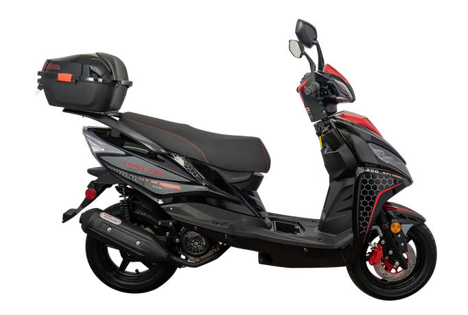 Vitacci Force 200 EFI Street Scooter Moped Adult Motorcycle Deluxe Motorscooter for Adults and Youth