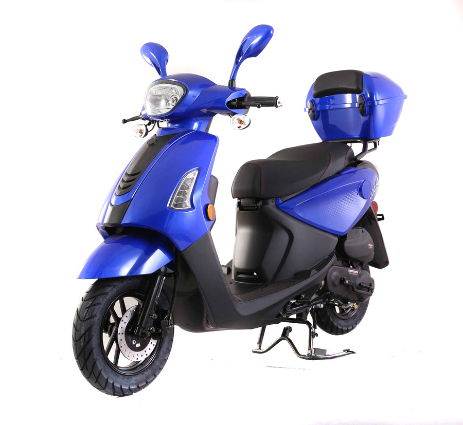 HHH Vitacci JOC 50cc Street Legal Scooter 10-Inch Aluminum Rims | CARB Approved CA