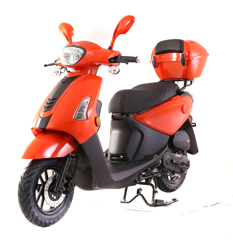 Vitacci JOC 50cc Scooter, 4-Stroke 10-Inch Aluminum Rims | CARB Approved CA