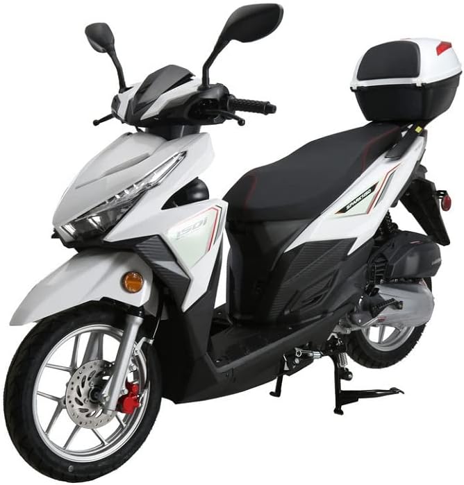 HHH Vitacci Spark 150 Gas Scooter GY6 150cc 4-Stroke Street Legal Bike Scooter Moped for Adults and Youth