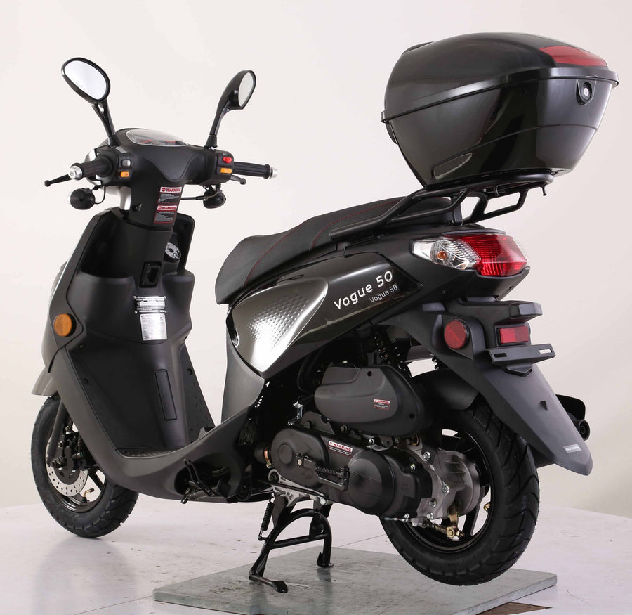 HHH Vitacci Vogue 50cc Street Legal | CARB Approved Moped | 10in Aluminum Rims